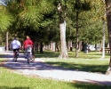 Biking in Meyer Park