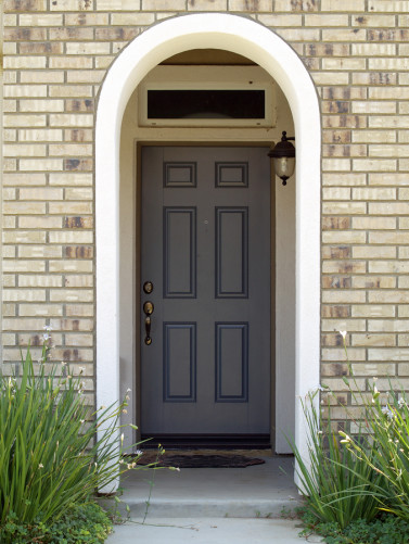 front door of Spring Texas house