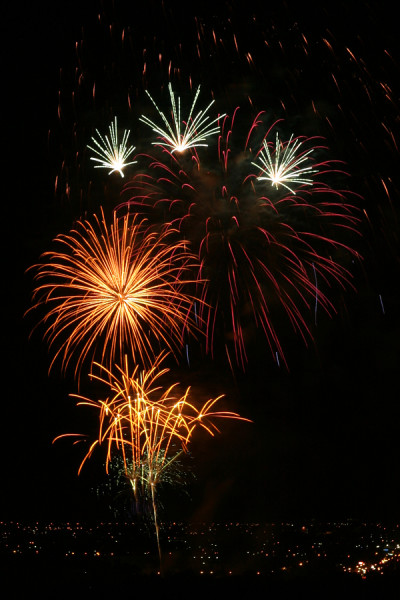 Fireworks in Spring Texas