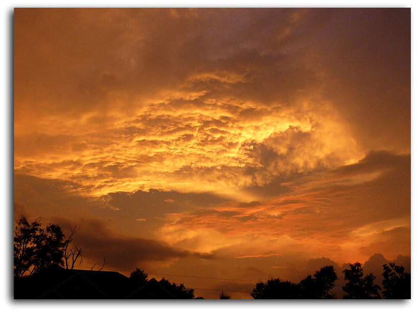 Spring Texas sunset on sept 12 2010