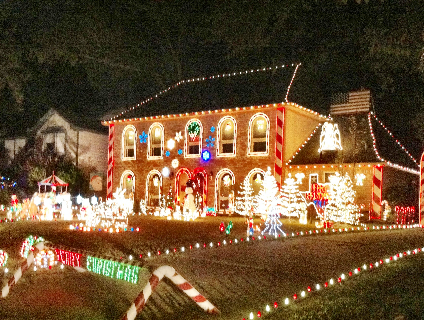 christmas light tours houston