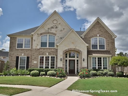 Spring Lakes gated subdivision houses