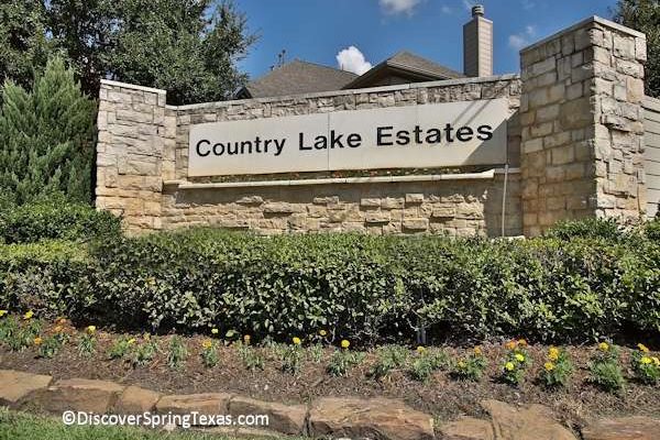 Country Lake Estates Spring TX