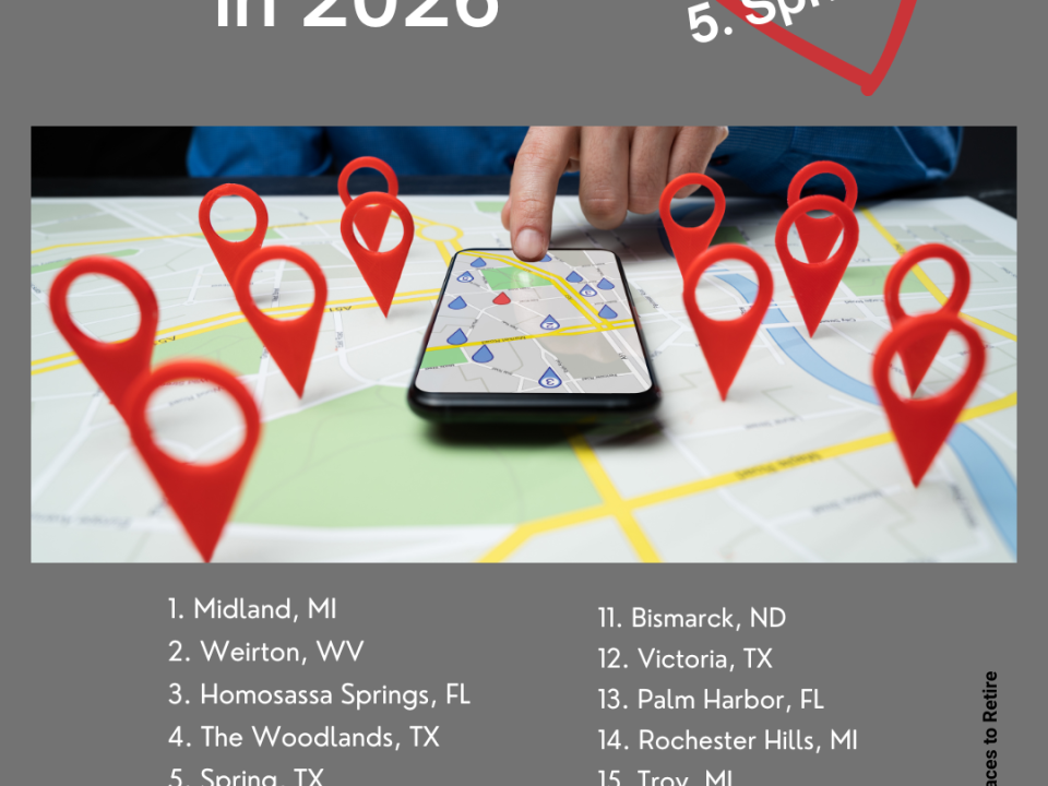 Spring Texas best place to retire to in 2026