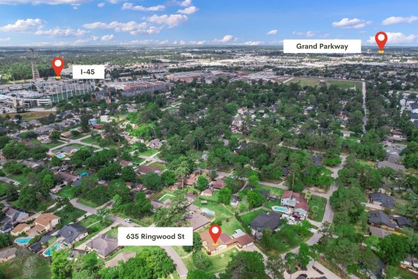 One-story homes for sale with a large lot and a three-car garage in Spring, Texas